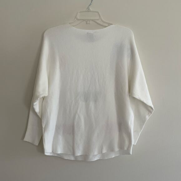 Aaeda XOXO Heart Pullover Eggshell Sweater Size Medium‎ - Picture 5 of 12